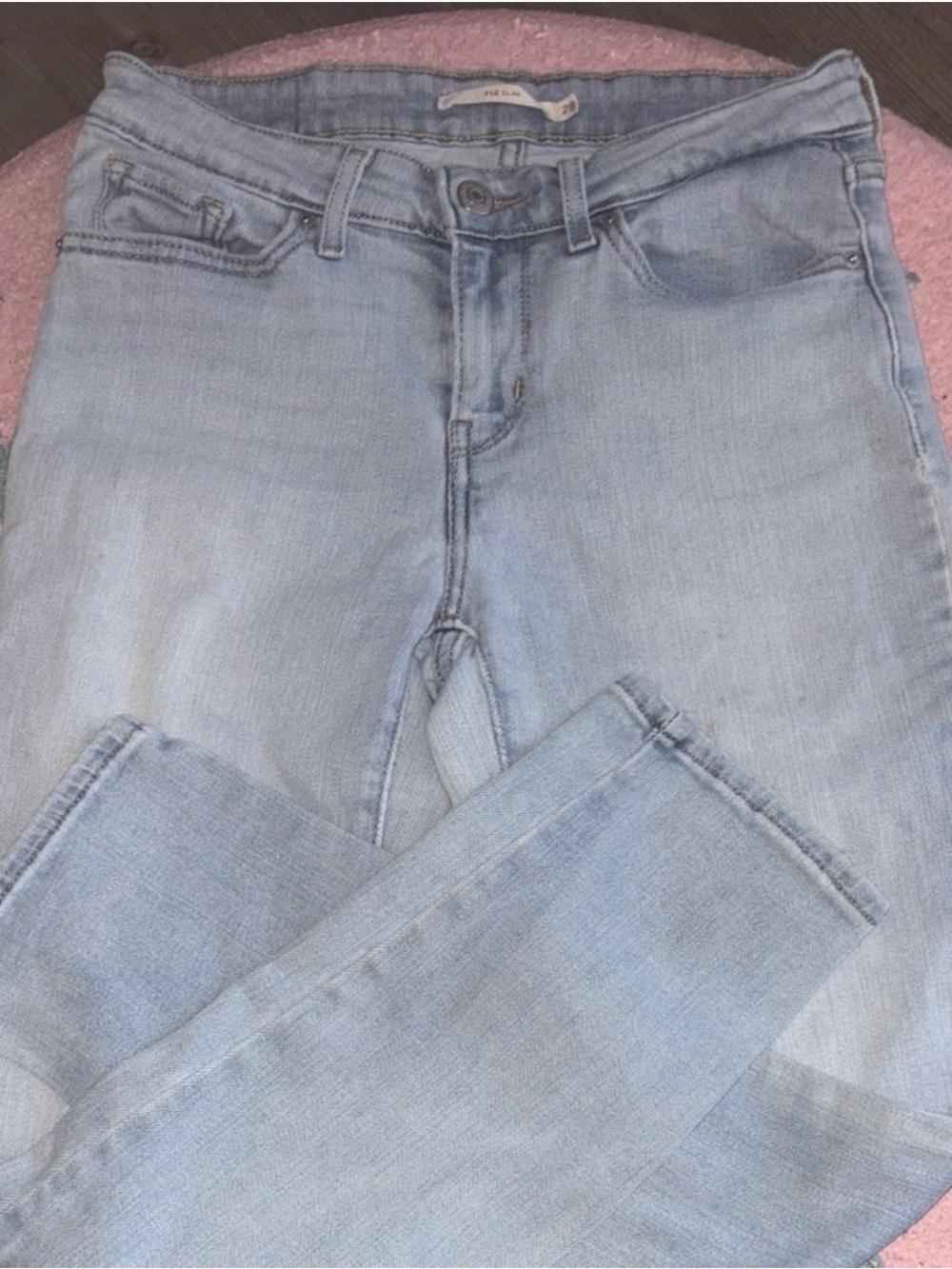 Levi's Light Blue Women's Stretch 712 Slim Jeans